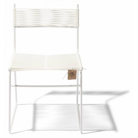 Polanco dining chair sled leg white Fair Furniture 2