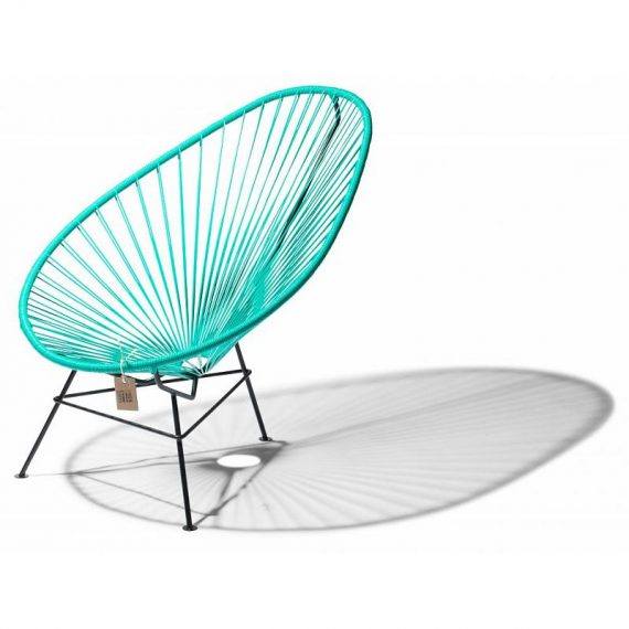 Original Acapulco chair in turquoise color