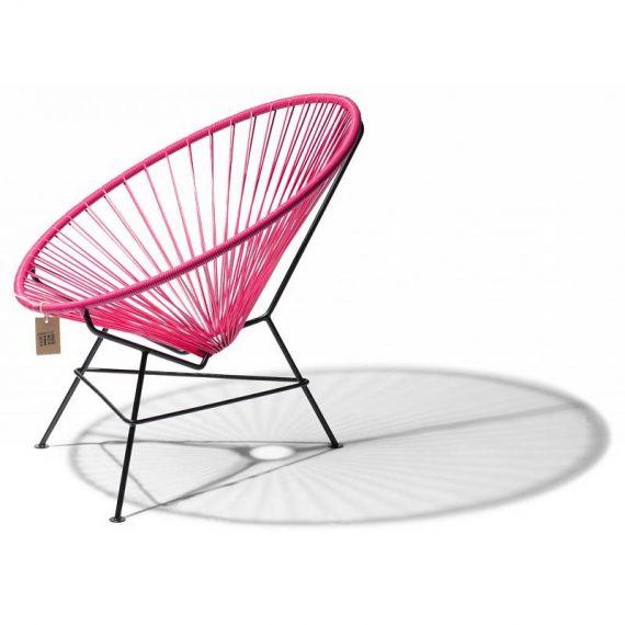 Silla lounge Fair Furniture en color bugambilia
