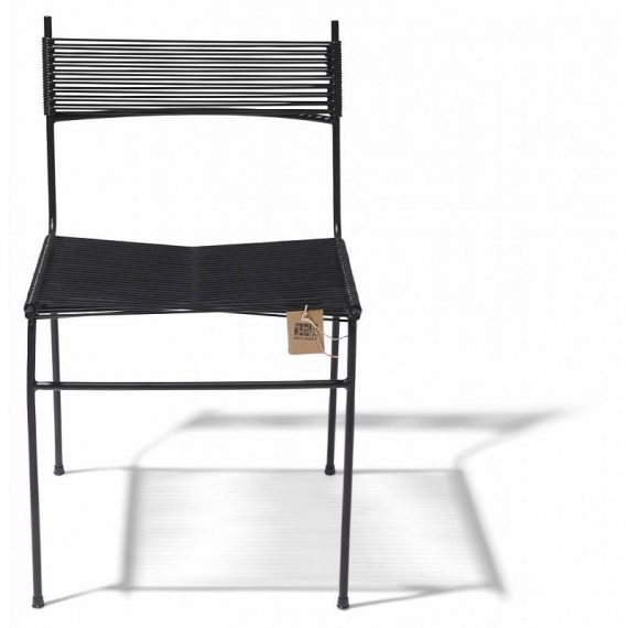 Polanco dining chair black pvc