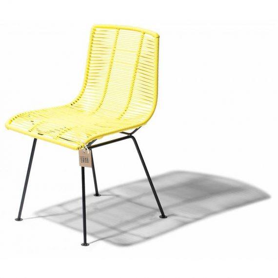 Rosarito dining chair canary yellow